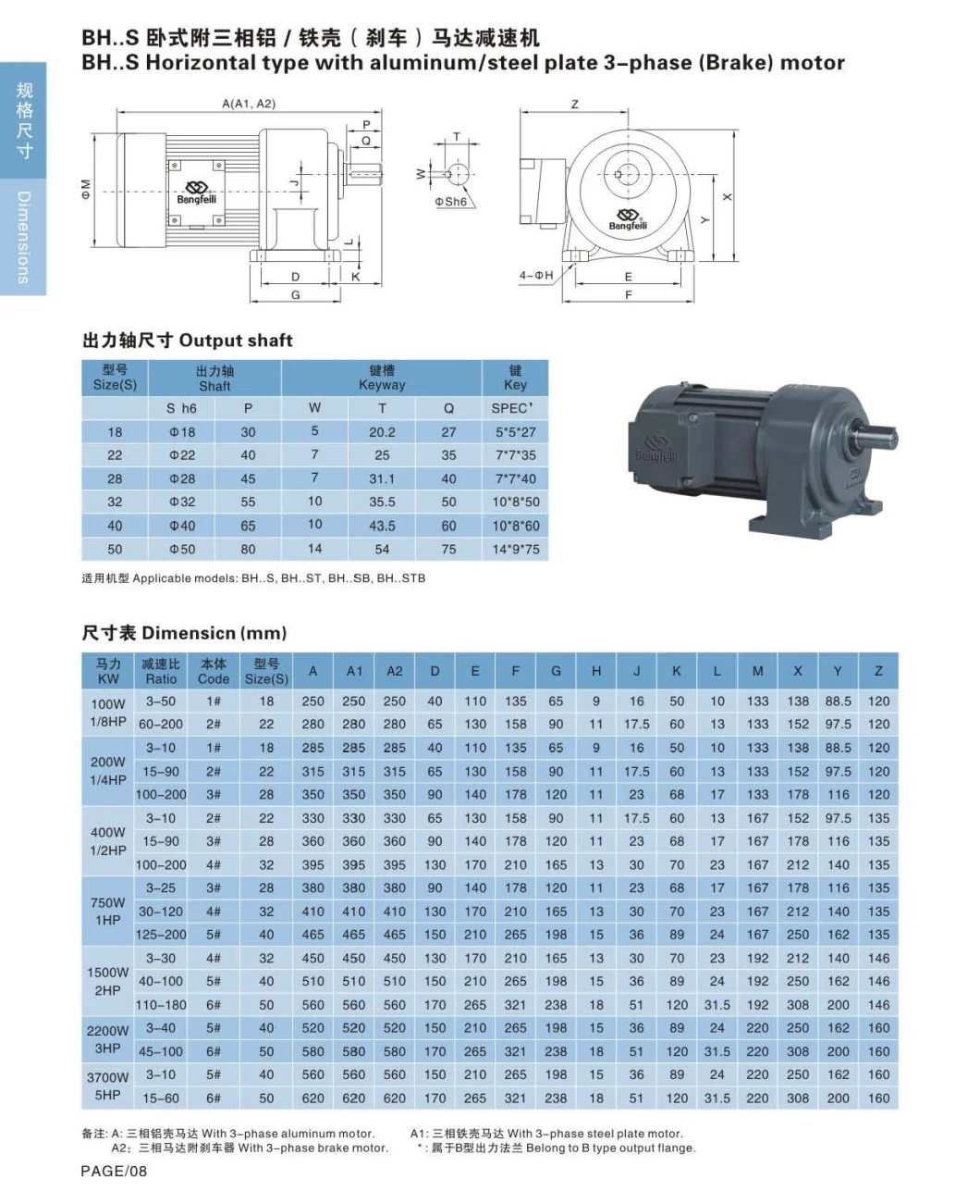 AC Gear Reduction Electric Motor Speed Reducer Motor for Agitator Mixer