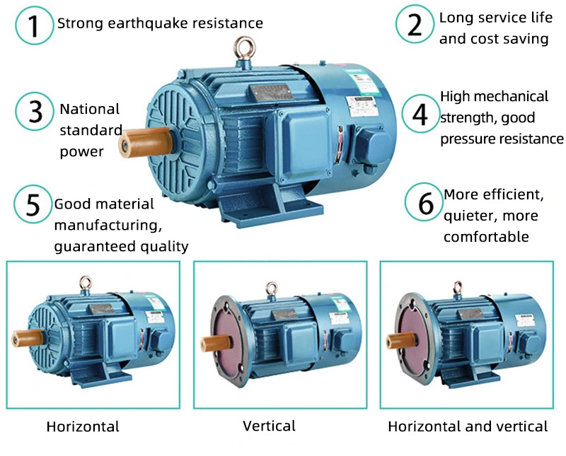 Yd Series IP54 Electrode Varied Multi Speed Three Phase Asynchronous Motor