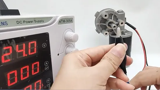 Motoriduttore elettrico DC a bassa velocità per porte da garage